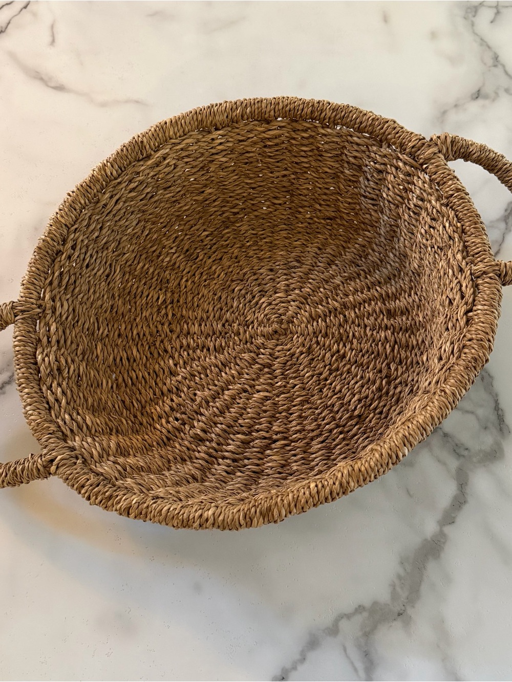 Handwoven Natural Seagrass Basket